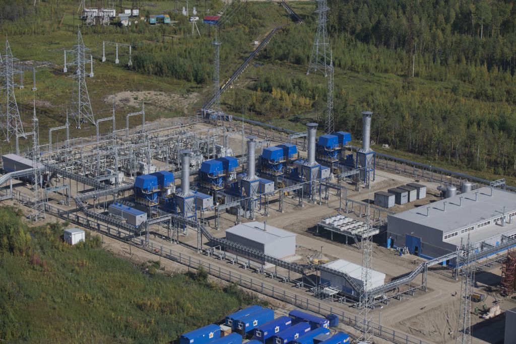 Газотурбинные энергетические агрегаты ГТА-6 производства ОДК-Газовые турбины в составе электростанции мощностью 24 МВт.jpg