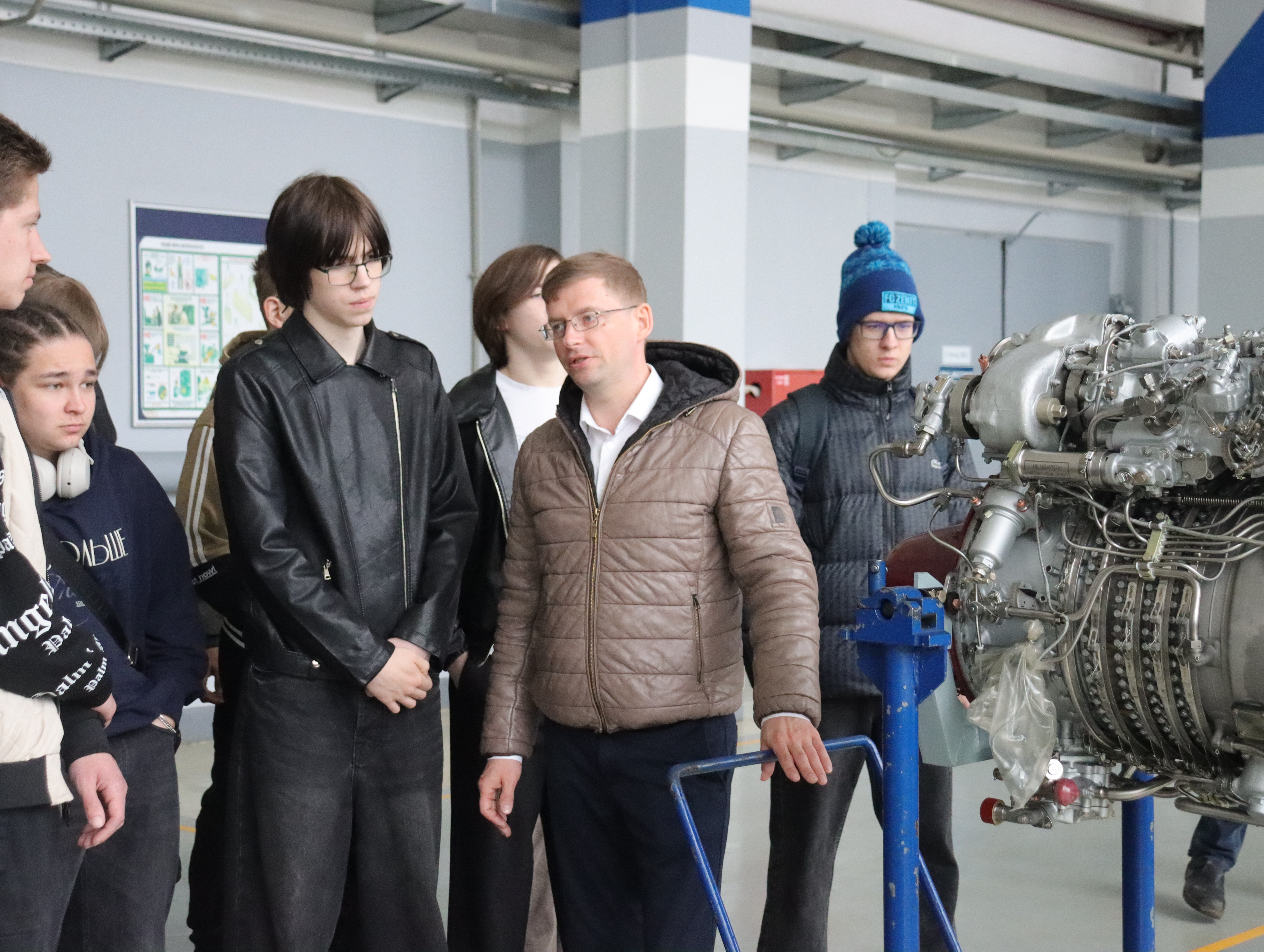 Экскурсия для школьников по производственной площадке №3